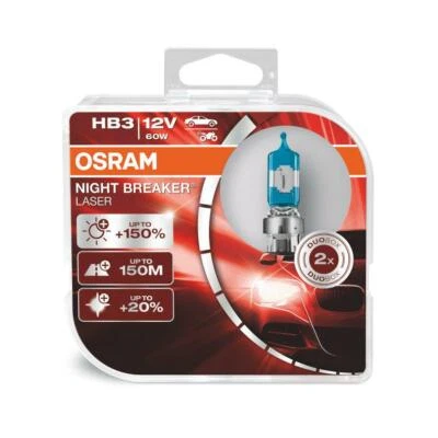 OSRAM NIGHT BREAKER LASER HB3 12V 60W 9005NL-HCB Actualización 150% Foto 1 de 4