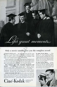 1939 Cine Kodak Cine Cameras Eastman vecchia STAMPA RIVISTA ANNUNCIO decorazione da parete! (4043) - Foto 1 di 1