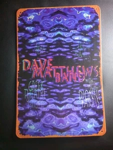Letrero de metal Dave Mathews banda música arte de pared sala estética - Imagen 1 de 1