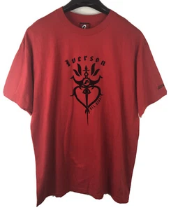 Allen Iverson Reebok I3 Limited Edition All Heart Red T Shirt NWT Men’s XL 76ers - Picture 1 of 9