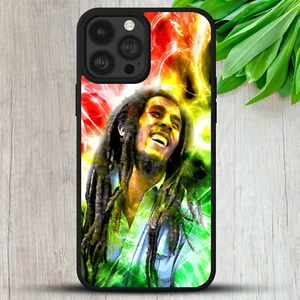 BOB MARLEY JAMAICAN SINGER FAME HARD PHONE CASE COVER FOR IPHONE SAMSUNG GOOGLE - Picture 1 of 13