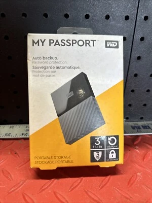 My Passport ULTRA 3TB/ WDBFKT0030BGY / Western Digital Warranty till JUL- 2025. - Image 1 of 2
