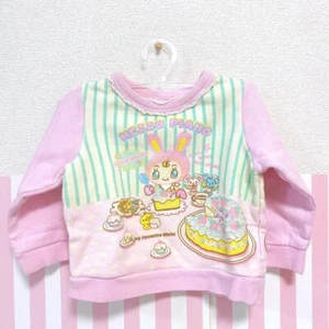 Mezzo Piano Tops Sweatshirt Long Sleeve Pink Cake Berrie-chan Approx. H 90cm - Picture 1 of 24