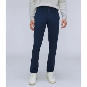 Everlane The Performance Chino Straight Fit Hose Herren 31 x 32 dunkelblau Uniform - Bild 1 von 13