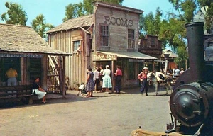 Postal de la cárcel de Knotts Berry Farm Ghost Town California Goldie's Place Town - Imagen 1 de 2