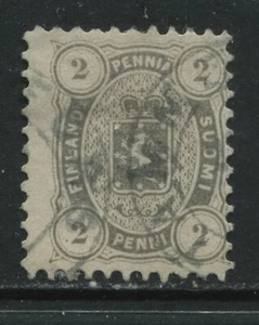 Finland 1875 2 pennia gray used - Picture 1 of 1