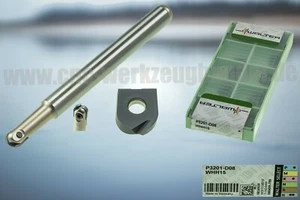 10 placas de luz de copia Walter P3201-D08 WHH15 + fresa de eje D = 8 mm NUEVO - Imagen 1 de 2