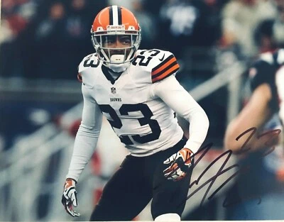 Foto firmada por Joe Haden 8x10 Cleveland Browns Pittsburgh Steelers Florida Gators Foto 1 de 3