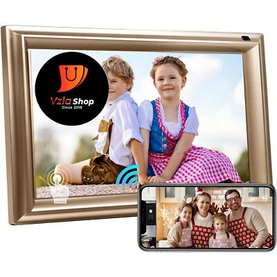 Digital Picture Frame 10.1 Inch, Smart WiFi, 16GB Storage, Auto-Rotate - Image 1 of 4
