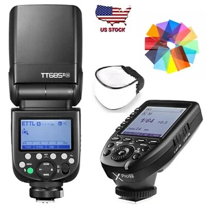 Godox TT685II-N I-TTL Flash Speedlight Camera Flash for Nikon w/ Xpro-N Trigger - Picture 1 of 9