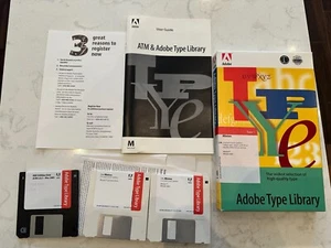 Adobe Type Library for Mac Type 1 Minion Vintage Software Floppy Disk - Picture 1 of 6