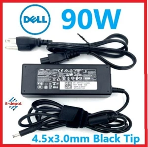 Genuine Dell VRJN1 DA90PM111 PA-1900 RT74M 90W AC Adapter Charger 4.5x3.0mm Tip - Picture 1 of 5