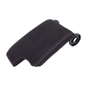 For BMW 3 Series E46 1999-2004 M3 Suede Leather Center Console Armrest Cover Lid - Picture 1 of 10