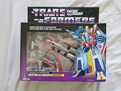 Transform G1 Starscream reedición ¡NUEVO EN CAJA SELLADA! Foto 1 de 2
