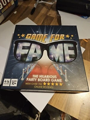 Game For Fame - The Hilarious Party Board Game - Used, vgc- FREE UK POST - Image 1 of 4