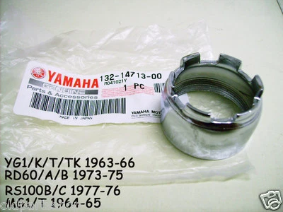 Yamaha YG1 Exhaust Nut NOS RS100 MG1 RD60 Muffler Pipe Joint Nut 132-14713-00 Foto 1 de 4