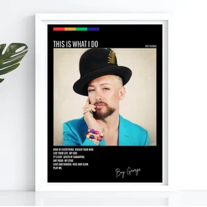 Boy George This Is What I Do A3 A4 Print Poster Album Unframed - Bild 1 von 1