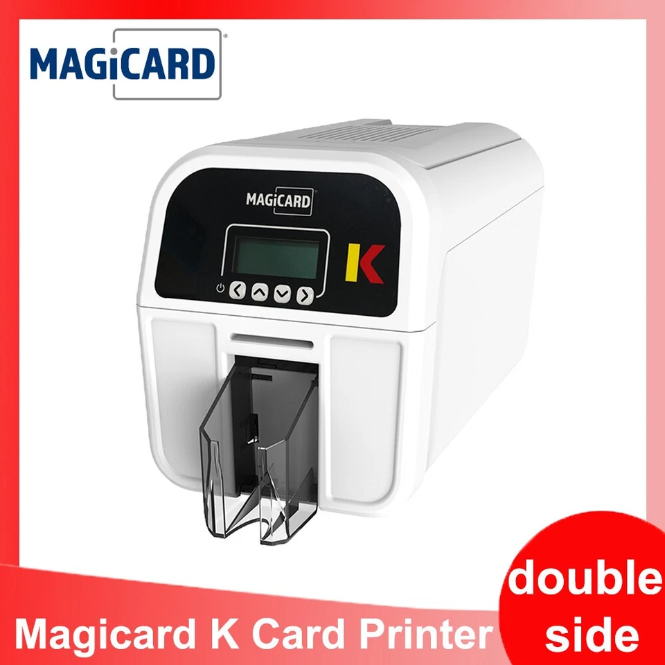 Magicard K Dual Sided Color ID Card Printer USB Ethernet with Power Supply - Image 1 of 4
