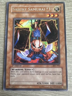 Yu-Gi-Oh Sasuke Samurai #3IOC-011 1st Rare LP - Image 1 of 2