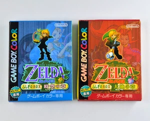 Complete Japanese Zelda Oracle Of Seasons Ages Nintendo Gameboy Color Japan - Picture 1 of 20