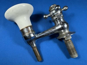 Grifo para fuente de agua 24/02/1920 con mango con resorte, cuenco de porcelana - Imagen 1 de 14