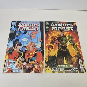 Lote de 2 cómics de DC Worlds Finest Batman Superman #12 y #15 - Imagen 1 de 7
