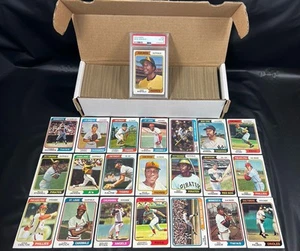 1974 Topps Baseball SET COMPLETO 660 Winfield PSA 6 Parker HOF RC VG/EX - MT - Foto 1 di 20