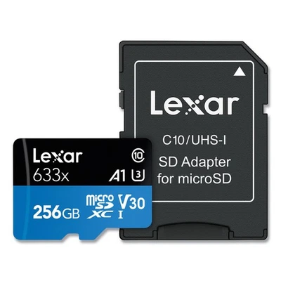 Lexar Media LSDMI256BBNL633A Flash Memory 256Gb High-Performance 633X Microsdxc - Image 1 of 3