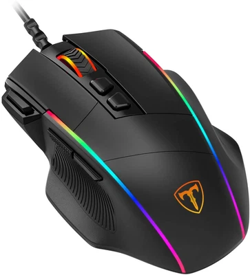 Gaming Mouse PC278A Ergonomic Optical Wired 8 Programmable Buttons Chroma - Image 1 of 4