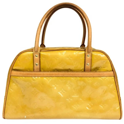 Auténtico Bolso de Mano Louis Vuitton Tompkins Cuadrado Monograma Vernis M91149 Foto 1 de 4
