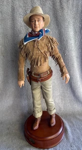 The John Wayne Hondo "Talking" Portrait Doll by The Franklin Mint w/ Accessories - Picture 1 of 8