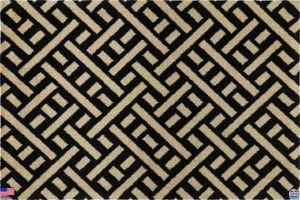 Wash + Dry Rankgitter 2x3 rutschfester Indoor Teppich - schwarz & creme waschbare Türmatte - Bild 1 von 6