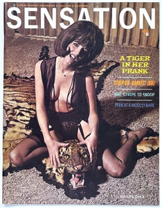 SENSATION Magazine (1966) ELMER BATTERS Ann Dixon Vintage Pinup Leg Stockings NM - Picture 1 of 16
