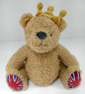 M&S Spencer Bear 2023 Royal Coronation Limited Edition Teddy Bear With Crown - Picture 1 of 9