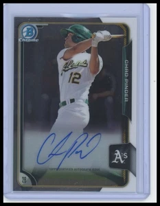 2015 Bowman #BCAP-CP Chad Pinder Chrome Prospect Autographs - Bild 1 von 2