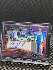 Chris Buescher 2025 Select Racing Trackside Action Auto - Purple Prizm #11/49 - Picture 1 of 2