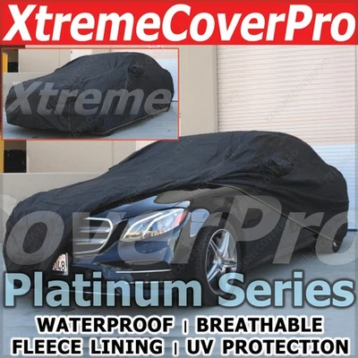 Mercedes-Benz E350 E450 E53 2022 sedán impermeable cubierta de coche con bolsillo espejo negro Foto 1 de 4