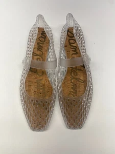 Sam Edelman Mujer Michaela Jalea Transparente Mary Jane Plana Talla 11 - Imagen 1 de 7