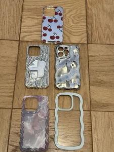 Lot Of 5 iPhone 14 Pro Phone Cases Covers - Photo 1 sur 2