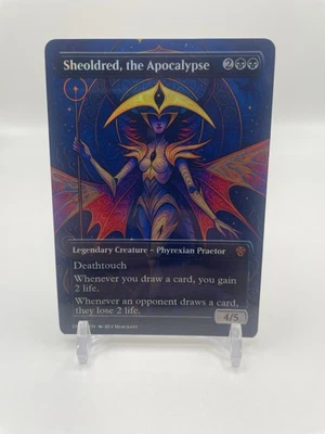 MTG Sheoldred, The Apocalypse FOIL Playtest Card Magic NM COMMANDER EDH - Image 1 of 4
