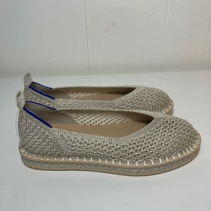 Rothy's Gold Diamond Espadrille NEU Flats Business Freizeit Slipper Gr. 5 - Bild 1 von 3