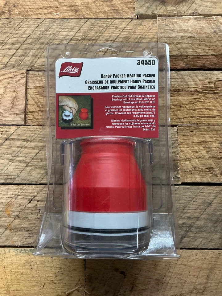 Lisle Handy Packer Bearing Grease Packer Tool 34550 Wheel Bearings up to 3 1/2" - Image 1 of 1