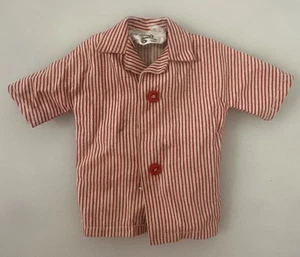 Tammy Doll Family Dad/Ted Shirt Red/White Stripe vintage 60s Ideal - Picture 1 of 3