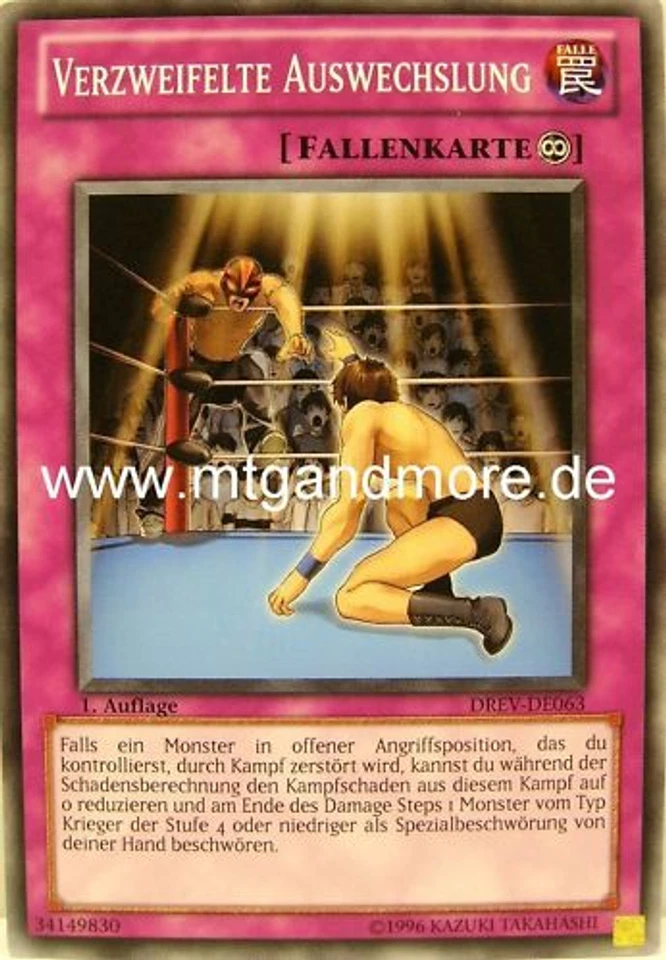 Yu-Gi-Oh 3x Verzweifelte Auswechslung - - - DREV - Bild 1 von 1