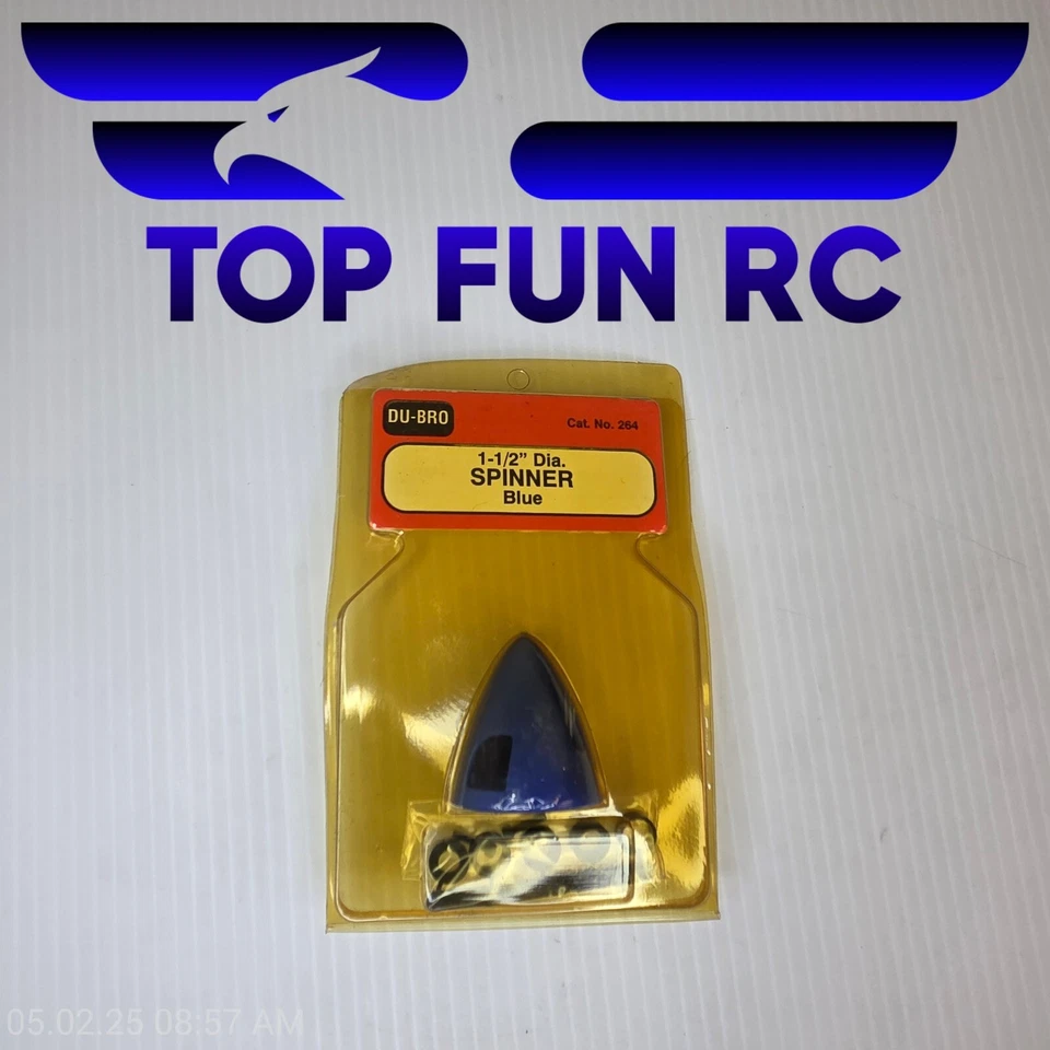 Du-Bro RC #264 1-1/2" Diameter Spinner 'Blue' - Image 1 of 1