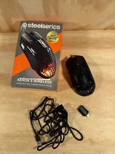 SteelSeries Aerox 5 Wireless Holey RGB Gaming Maus EINSCHALTET FUNKTIONIERT NICHT LESEN - Bild 1 von 10