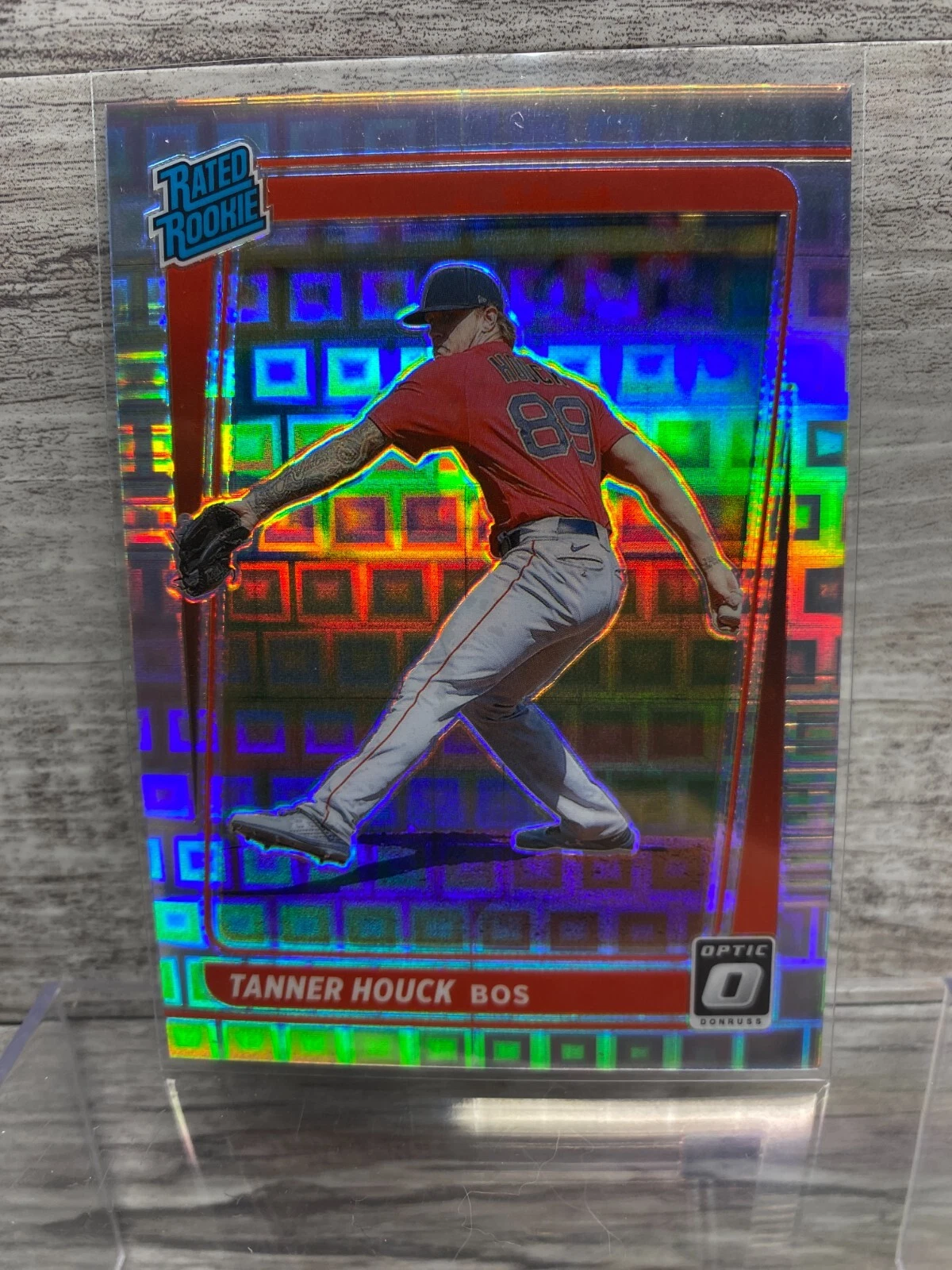 2021 Panini Donruss Optic Rated Pandora Blue Prizm /99 Tanner Houck Rookie RC