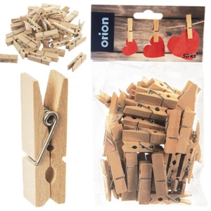 Deko-Klammern Deko-Clips Holzklammern Wäscheklammern 4,5 cm 50 Stk. - Bild 1 von 7