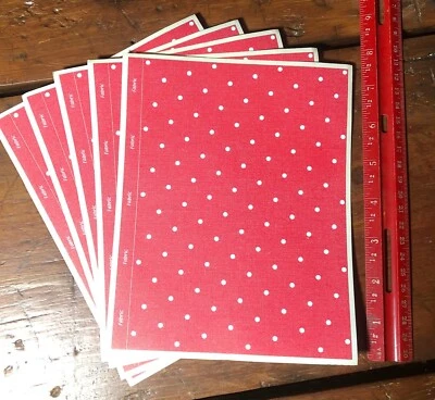 5 pegatinas rojas de tela Mrs Grossmans vacaciones papel tapiz punzón Foto 1 de 3