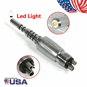 USA Dental 4 Hole LED Quick Coupler for KaV Fiber Optic Turbine Handpiece YB-G4 - Picture 1 of 10